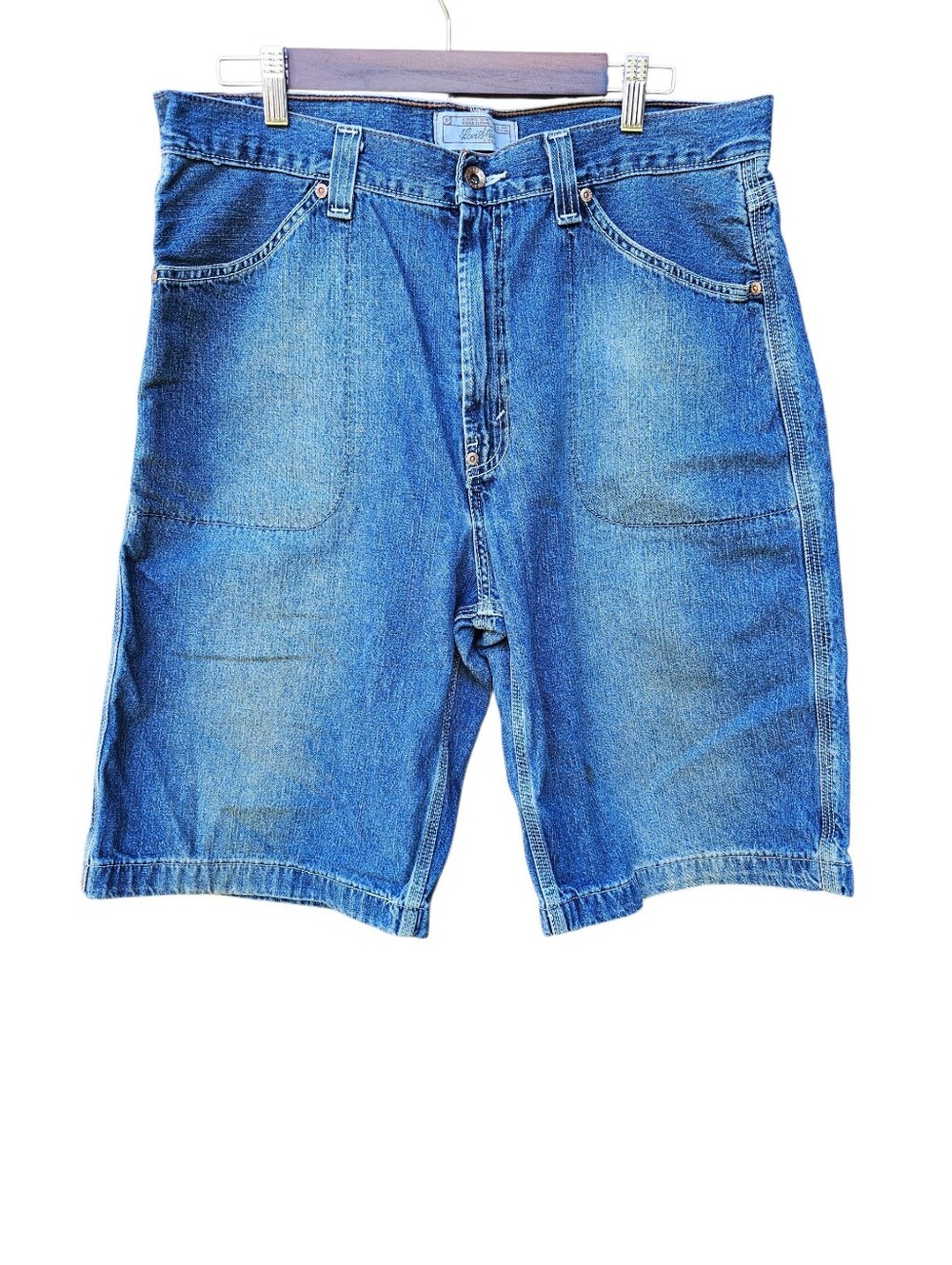 Levi's Men's Blue Denim Carpenter Shorts
